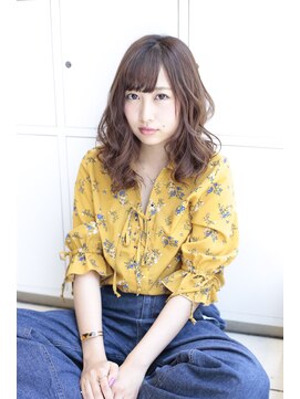 美容室 パルス 静岡鷹匠店(PALS) 【小顔バング】顔周りこだわりコテ巻き