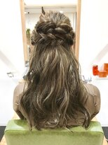 ヘアーメイク マーズ 売布店(Hair Make Mars)&nbsp;結婚式×ハーフアップ