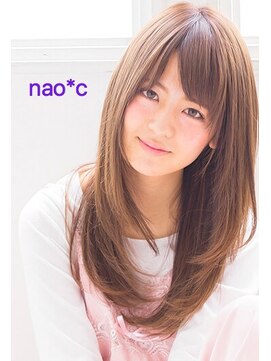 ナオシ 田原台店(nao c) 【nao*c生駒】マロンベージュカラー/ナチュラルロングスタイル
