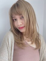 ルービック 難波(Rubik's)&nbsp;ハイトーン/ミルクティーカラー/ロング/20代30代