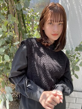 メゾン(Maison) 【Maison】切りっぱなし ナチュラルストレート