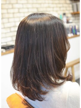 ポタム 東中野(potamu) ミディアムワンカールパーマ
