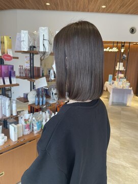 サラビューティーサイト 志免店(SARA Beauty Sight) 30代40代大人可愛いグレージュボブ☆山之内