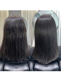 【縮毛矯正】髪質改善艶髪ストレートエステ