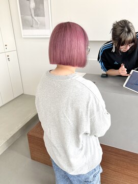 アム(am) ペールラベンダーピンク／ボブ