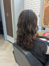 ウル ヘアデザイン (URU hair design) 透け感オリーブベージュ♪