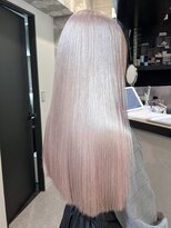 ペレ 栄店(PELE) デザインカラー/レイヤーカット/ウェットヘア/オリーブベージュ