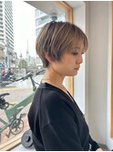 ショートヘア×ブリーチ