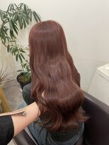 ラフ 原宿(L.a.a.g.f harajuku)&nbsp;チェリーブラウン×ロングウェーブ@原宿