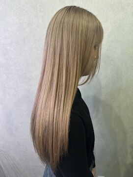 イリエヘア 川口(irier hair) ミルクティーベージュ