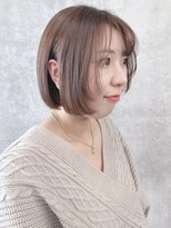 モリオ(morio)&nbsp;*切りっぱなしボブ耳かけボブ大人ボブ顔周りレイヤー内巻きボブ2