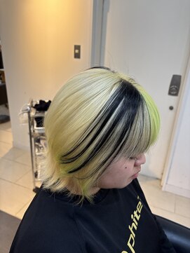 ベイリコルド(Bei Licoldo.) 黒と黄緑　デザインカラー