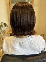 ラクレ(la cle')&nbsp;ぱつっとボブ/切りっぱなし/ココアブラウン/ナチュラルブラウン