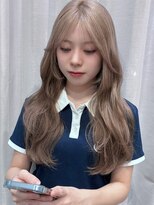 バイオレット 栄店(Violet) ミルクティーベージュ/透明感カラー/ブリーチカラー/ロングME-6