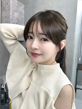 ヴェイン 渋谷(vain) 顔まわりカット小顔カット毛流れカット