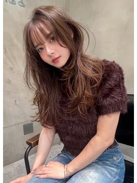 ロロ(ro-ro) 【恵比寿roro】マロンベージュ×レイヤーカット