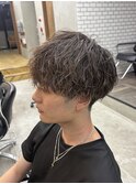 縦落ちツイストスパイラルパーマ