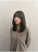【qumu】ミディアムレイヤー×オリーブ