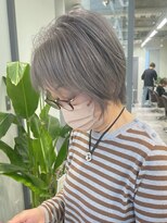 hair salon Heir【4月19日NEW OPEN（予定）】&nbsp;50代女性に似合う上品白髪ぼかしショートヘア