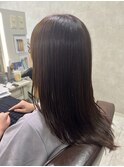 40代/ダメージ改善/髪質改善縮毛矯正/明るい白髪染め