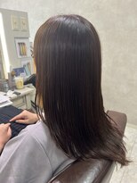 ハナビ(hanabi)&nbsp;40代/ダメージ改善/髪質改善縮毛矯正/明るい白髪染め