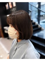 エアー 銀座タワー(AIR)&nbsp;【藤岡】ツヤ感ナチュラルボブ