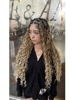 バイブアンドアネックス(VIBE & ANNEX)&nbsp;【マチャコ】ボヘミアンブレイズ/ブロンドヘア／横浜／元町