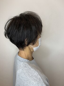 アンソメット 上津店(UN SOMMET) 大人ふんわりショートスタイル