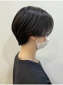 透け感はんさむショート