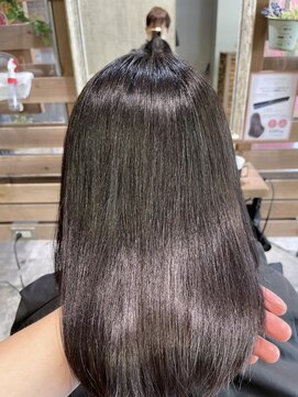 テトテ 門戸厄神店(tetote) 【tetote 川崎のサロンスタイル】さら艶ロング