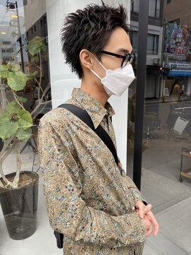 ヘアー アイス ルーチェ(HAIR ICI LUCE) メンズザクザクショートスタイル/大矢