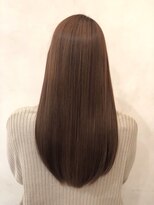 キュア 表参道(CURE)&nbsp;黒髪/グレージュカラー/ココアベージュ/ヘルシーロング[表参道]