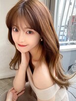 アフロート エル 大阪(AFLOAT L)&nbsp;グレージュカラー/ボブウルフ/黒髪/ココアベージュ/韓国ヘア