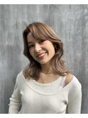 アレンジしやすいミディアムボブ！顔周りレイヤー【成増美容室】