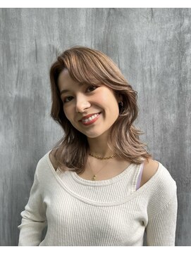 ラフィネ 成増店(raffine) アレンジしやすいミディアムボブ！顔周りレイヤー【成増美容室】