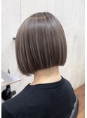ハイライトショートヘアダブルカラーイルミナカラーオージュア