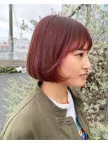 イースタイル 志都呂店(e-style com’s hair) ミニボブチェリーピンク