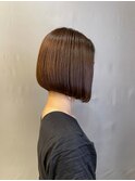 20代30代大人可愛い小顔ショートボブ前下がり