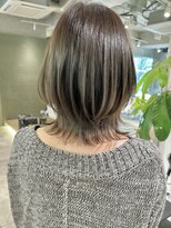 ミディアムレイヤー レイヤーカット レイヤーボブ くびれヘア