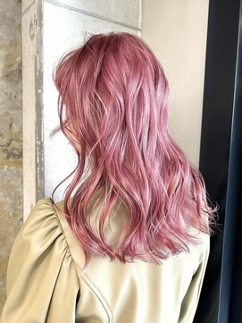 ソル ジングウマエ(SOL JINGUMAE) ダブルカラーピンクベージュベージュカラーケアブリーチレイヤー