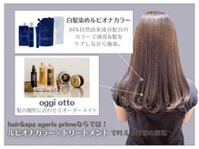 ヘアエジェリプリム (hair&spa egerie prime)の雰囲気（地肌に優しい白髪染めルビオナカラーと人気沸騰oggi ottoでWケア）