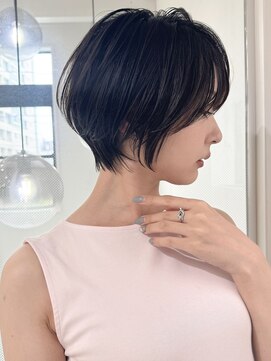 ロンドエニカ 大宮(Lond enika) 切りっぱなしボブエアリーロング美髪ピンクブラウン[大宮]