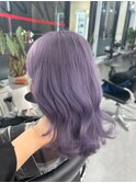 2回ブリーチからできるハイトーン☆ラベンダーグレージュ