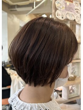 アシャ ヘアー ソリューション 神戸店(asha hair solution) ショートボブ/大人ショート