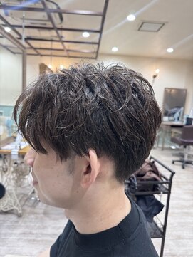 ラボヌールヘアーノーブル 新越谷店(La Bonheur hair noble) マッシュショート/クセ毛風パーマ【美髪】【イメチェン】