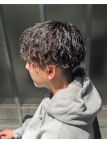 グランツ 天神赤坂(GLANZ)&nbsp;波巻きスパイラルパーマ/メンズ/メンズパーマ/メンズヘア/眉毛