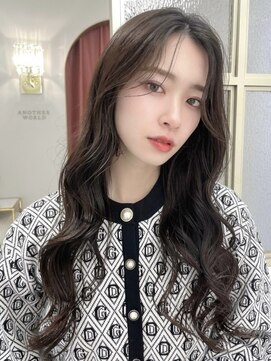 ミシェリー(misherry) 大人モテ艶感美髪ロングゆるふわカールオリーブグレージュ