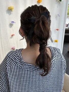 ヘアセット専門サロン by OKINAWA WATABE WEDDING 那覇店 編みおろし