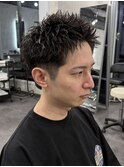 スパイキーショート/メンズパーマ/ピンパーマ/メンズカット