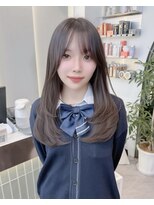 ロンドリゼル 札幌(Lond RiseL) 顔周り/小顔/レイヤー/髪質改善/韓国風巻き/ミルクティー/札幌